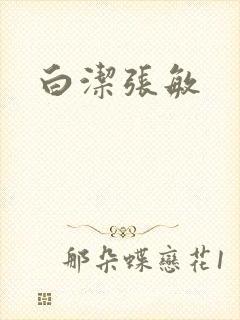 白洁张敏封面