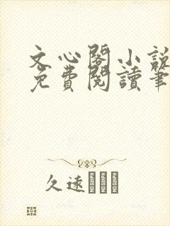 文心阁小说全文免费阅读笔趣阁