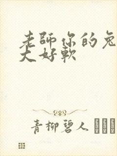 老师你的兔子好大好软封面