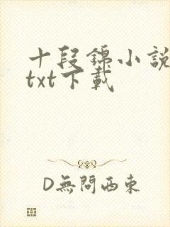 十段锦小说全本txt下载