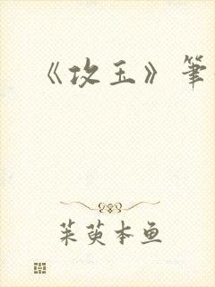 《攻玉》笔趣阁