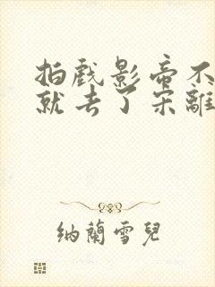 拍戏影帝不小心就去了宋离