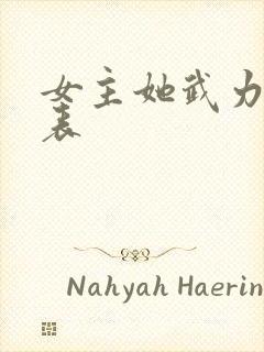 女主她武力值爆表