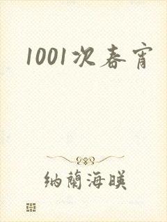 1001次春宵封面