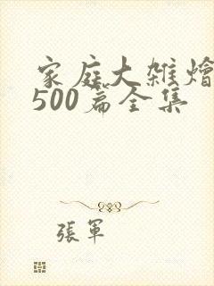 家庭大杂烩小说500篇全集