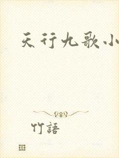 天行九歌小说