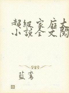 超级家庭大杂烩小说全文阅读