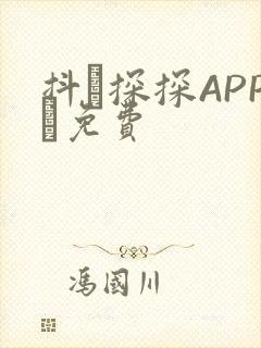 抖抈探探APP汅免费封面