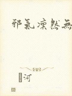 邪气凛然无弹窗封面