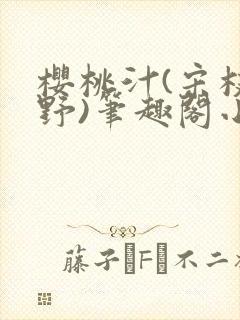樱桃汁(宋枝江野)笔趣阁小说渡欲