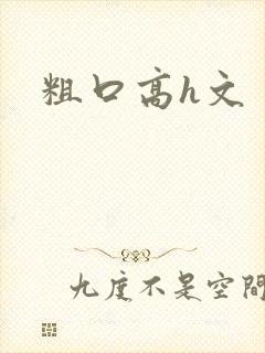 粗口高h文