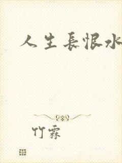 人生长恨水长东封面