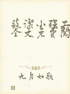 苏洁小强工地情全文免费阅读