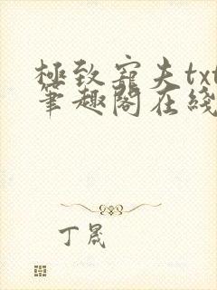 极致宠夫txt笔趣阁在线阅读