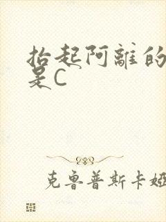 抬起阿离的腿就是C