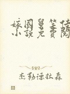 嫁国舅笑佳人的小说免费阅读