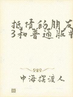 抵债的朋友麦子3和普通版对比封面