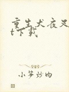 重生犬夜叉txt下载