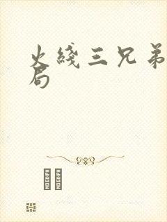 火线三兄弟大结局封面