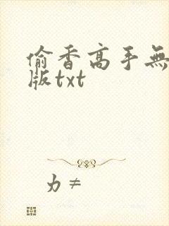 偷香高手无删减版txt