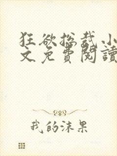 狂欲总裁小说全文免费阅读封面