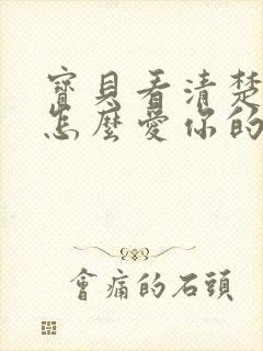 宝贝看清楚我是怎么爱你的小说