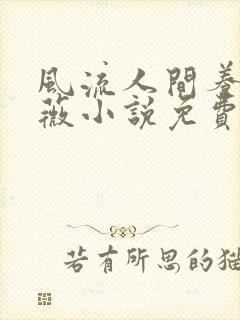 风流人间养父采薇小说免费笔趣阁封面