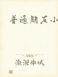 普通朋友小说