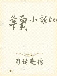 告白小说txt下载