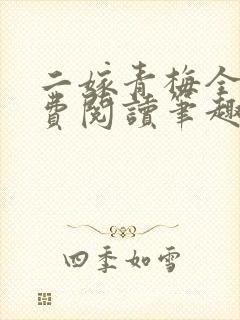 二嫁青梅全文免费阅读笔趣阁封面