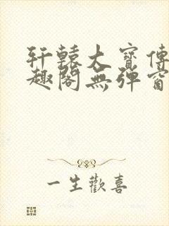 轩辕大宝传奇笔趣阁无弹窗