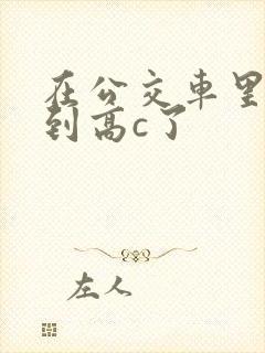 在公交车里c弄到高c了