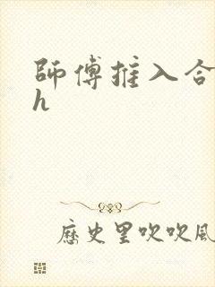 师傅推入合欢丸h封面