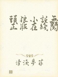 头狼小说无删减正版在线阅读