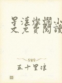 星汉灿烂小说全文免费阅读