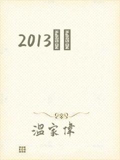 2013С˵封面