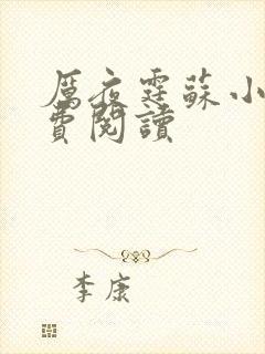 厉夜霆苏小汐免费阅读