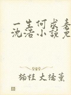 一生何求秦菲雪沈浩小说免费阅读全文笔趣阁