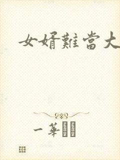 女婿难当大结局