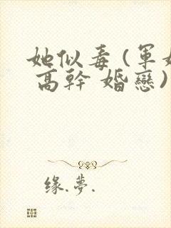 她似毒 (军婚 高干 婚恋)完结