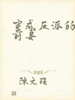 穿成反派的炮灰前妻