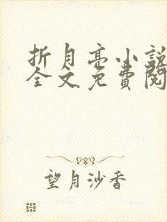 折月亮小说在线全文免费阅读封面