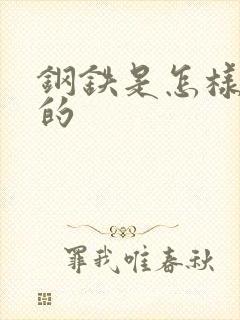 钢铁是怎样练成的