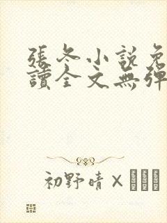 张冬小说免费阅读全文无弹窗