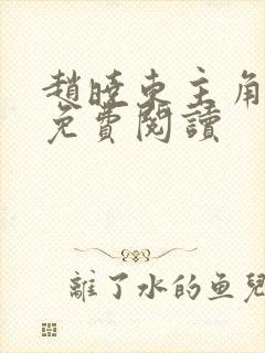 赵晓东主角小说免费阅读