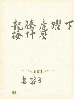 龙腾虎跃下一句接什么封面