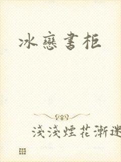冰恋书柜封面