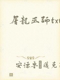 屠龙巫师txt封面