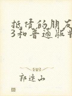 抵债的朋友麦子3和普通版对比