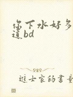 你下水好多下水道bd封面